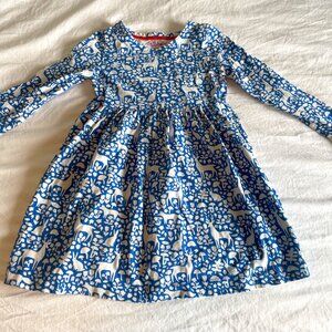 Mini Boden long-sleeve girls dress